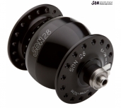 SON 28 Dynamo Front Hub - Black